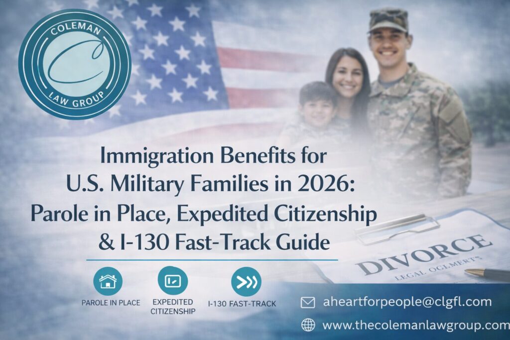 Immigration Benefits for U.S. Military Families