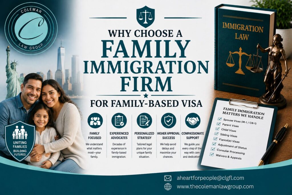 Family Immigration Firm For family-based visa