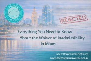 waiver of inadmissibility Miami