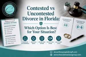 Contested vs Uncontested Divorce in Florida