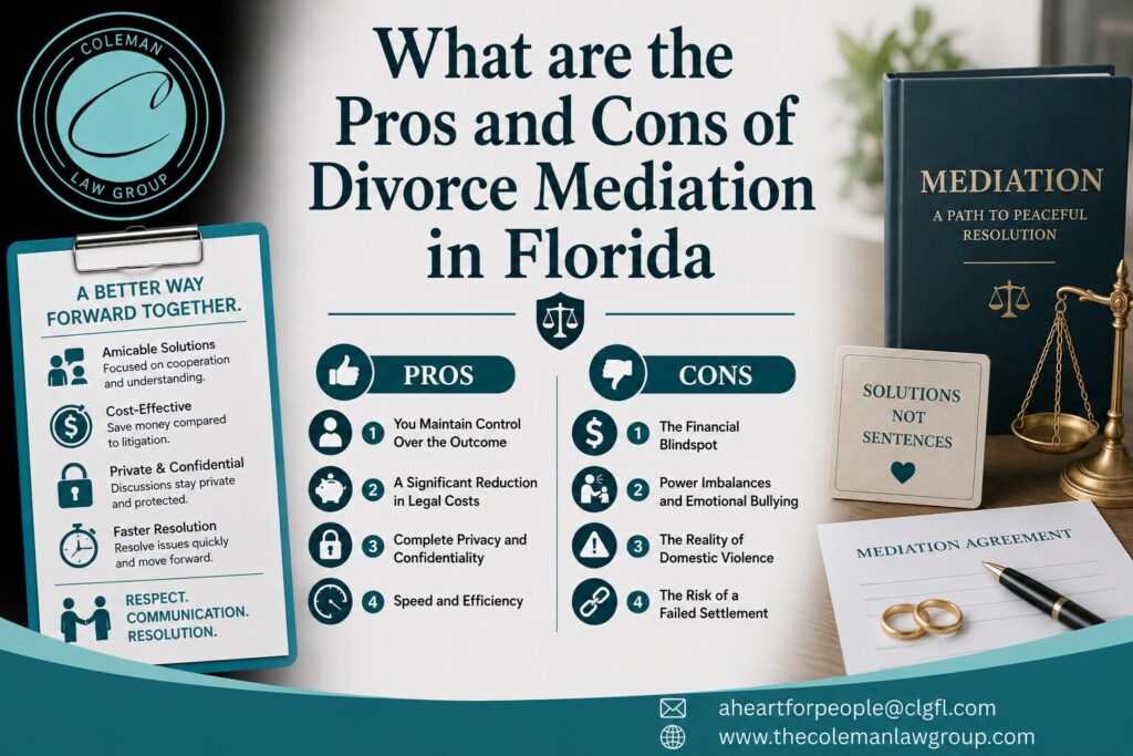 Pros and Cons of Divorce Mediation in Florida