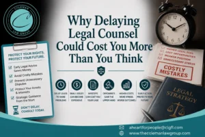 Why Delaying Legal Counsel Could Cost You More Than You Think