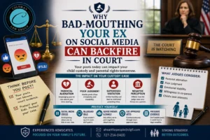 bad-mouthing ex on social media
