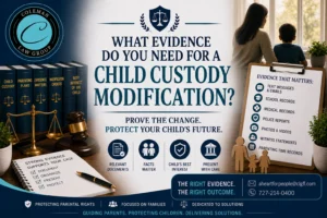 child custody modification evidence for parents to consider