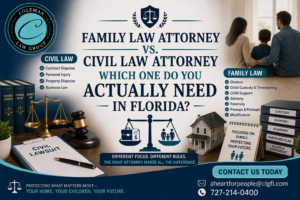 Abogado especializado en derecho de familia frente a derecho civil