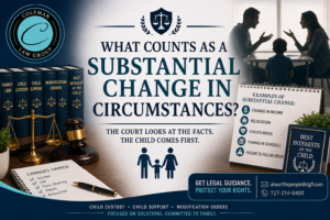 modification for change circumstances