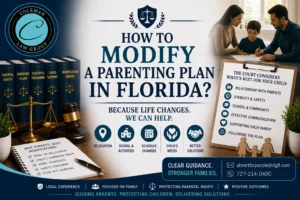 modify a parenting plan - guide