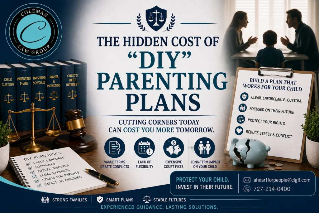 parenting plans - diy flaws