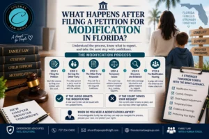 after filing a petition for modification guide