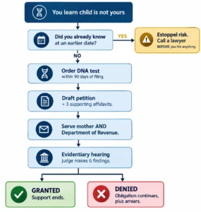 Child Support Legal Process Flowchart