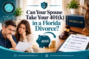Cómo se divide el plan 401k en caso de divorcio en Florida