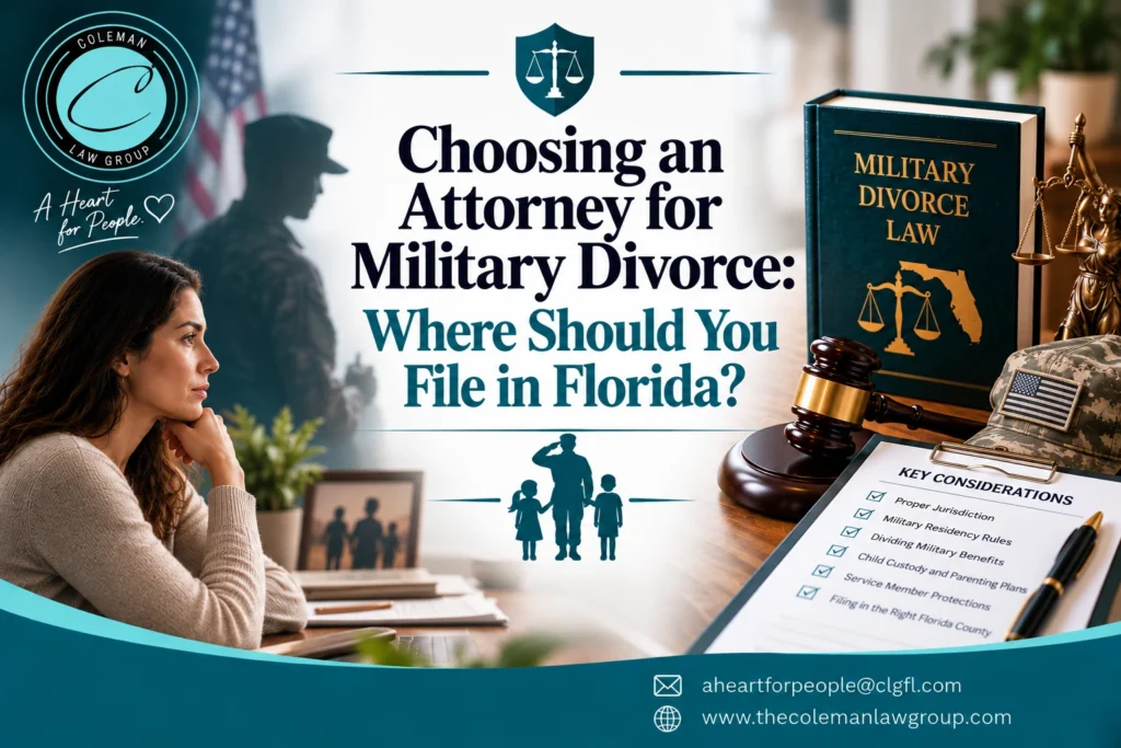 choosing an attorney for military divorce petition in Florida