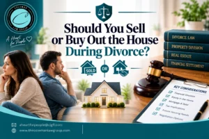 sell or buy out the house during divorce - guide